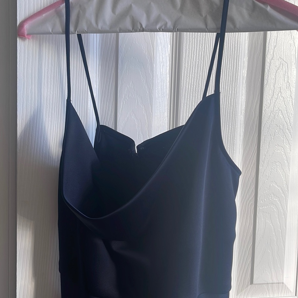 BHLDN satin midi dress -- worn once